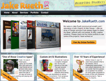 Tablet Screenshot of jakerueth.com